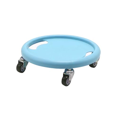 Ab Roller, Ab Exercise Equipment with 4 Rollers Complimentary Spanner Abdominal Wheel Board 360 Degrees Swivel Abdominal Wheel Board Core Coaster Abdominal Strength Workout Trainer for Home Gym Fitness - color: Blue