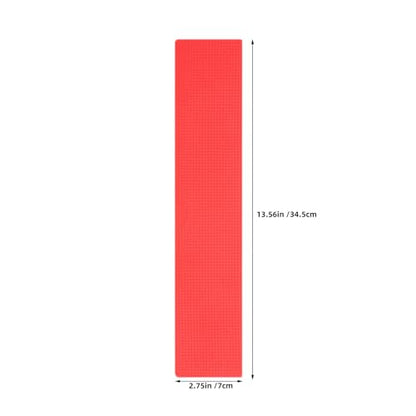 minkissy 12pcs Smooth Crimson Field Court Spot Markers for Soccer Football Tennis Court Line Marking Pads Anti-Slip Ground Markers for Sports Training and Agility Drills