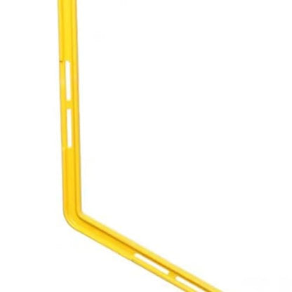 5pcs/ Hex Agility Ring Outdoor Exercise Ring Agility Footwork Training Ring Diameter 50cm - color: Yellow