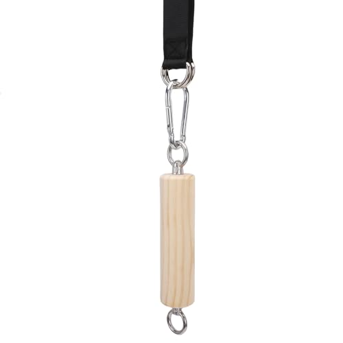 Wooden Pull Up Grip, Natural Beech Wood Strength Trainer with Hooks for Home Gym Workouts, Climbing Enthusiasts, Bodyweight Training
