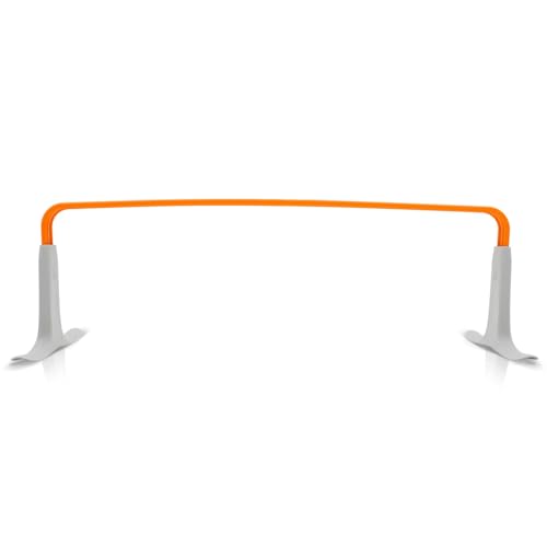 Meister ZoomFlex Agility Hurdles w/Carry Bag - Flex-Safe Modular Speed Training - color: Safety Orange