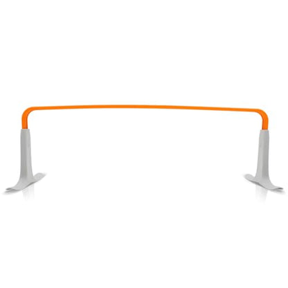 Meister ZoomFlex Agility Hurdles w/Carry Bag - Flex-Safe Modular Speed Training - color: Safety Orange