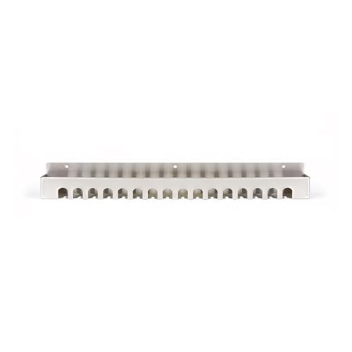 Web Slide Storage Rack — Zinc-Plated Steel — 16 Slots — Perfect for Organizing — Physical Rehab Equipment Storage for Clinic, Home, or Gym