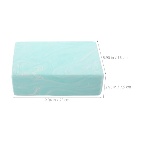Non-slip Yoga Block for Women Lightweight Eva Foam Exercise Yoga Blocks Balance Training Pilates Prop Camouflage Green for Stretching and Stability