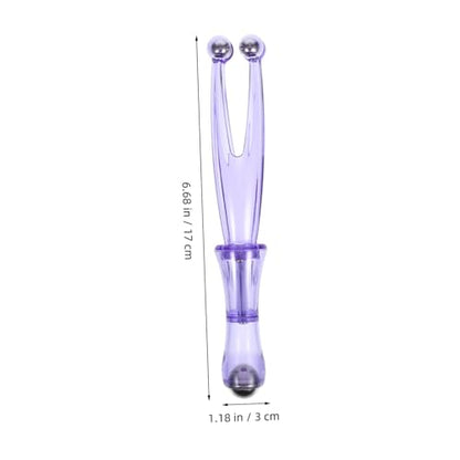 FOMIYES Hand Massager Roller Manual Finger Massager Handheld Fingers Roller Finger Roller Massage Tool, 17.00X3.00X2.00CM, Purple