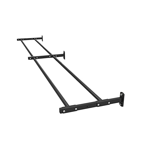 SOYDAN Wall-Mounted Sports Ball Storage Rack - Adjustable Heavy-Duty Fitness Organizer, 97" (245cm) Length, For clubs, gyms, & homes