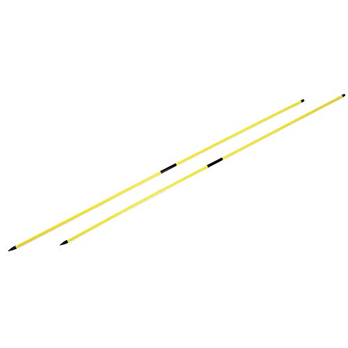 Swing Trainer Epoxy Fiberglass Direction Indicator Stick 48.23in Foldable Practice Stick for Putting Swing Alignment Training for Beginners and Coaches