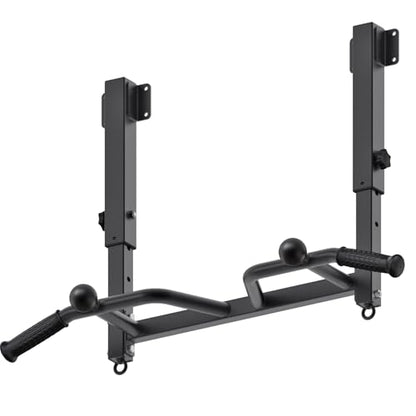 SELEWARE Heavy Duty Welded Pull Up Bar Wall/Joist/Ceiling Mount Chin Up Bar - color: E2: Black Joist Mount Pull Up Bar