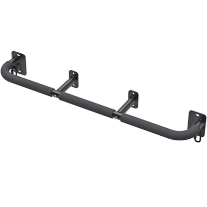 SELEWARE Heavy Duty Wall Mount Pull Up Bar, Joist Mount Chin Up Bar for Doorway, Sturdy Steel Construction, w/Resistance Band Hooks, Fits 32"/36" Wall Studs for Home Gym Strength Training