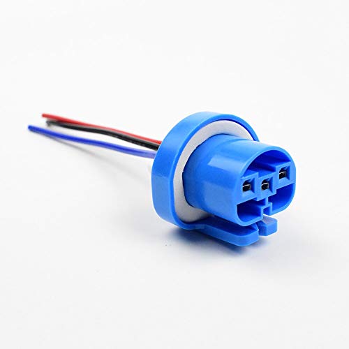 Alla Lighting P29t Base 9004/9007 Socket Female Adapter High Temp Wiring Harness Wire Replacement HB1 HB5
