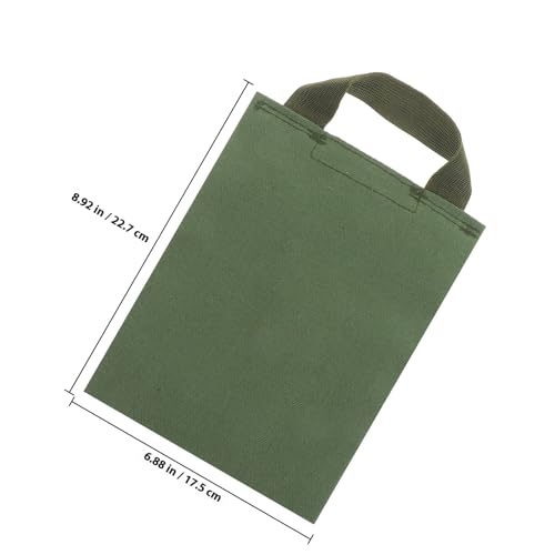 UPKOCH Weighted Sandbag for Workout with Handle, 2kg Canvas Empty Sand Bag for Yoga, Fitness Training, and Leg Stretching Exercise
