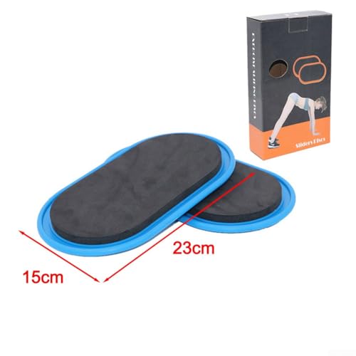 2PC Pilates Core Sliders with Dual for Smooth Movement on Hardwood, Carpet, and Yoga Mats, Fitness Gliding Equipment for Toning Abdomen, Arms, Legs, and Glutes