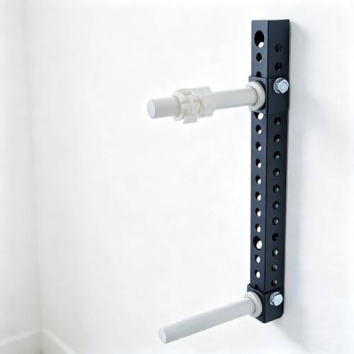Wall-Mount Storage Tube Wall Storage Stringer 1" Hole Carbon Steel Storage Organizer for Weight Plate,Landmine Attachment, Resistance Bands Space Saving Rack Accessory for Home Gym (16"/35" Length) - size: Height: 35"/900mm