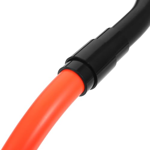 minkissy Adjustable PVC Plastic Soccer Agility Speed Hurdle for Training, Foldable Football Speed Hurdles, 2-Level Height Track and Field Running Equipment