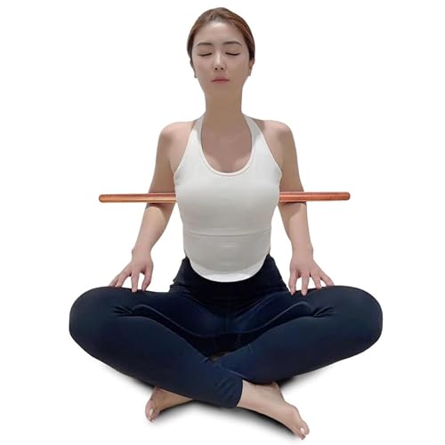 JETR™ StretchNHeal Collapsible Wooden Yoga Stick – Regular & XL | Posture Corrector, Mobility & Stretching Stick, Exercise & Workout Pole for Flexibility, Balance & Rehab