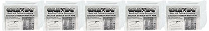 CanDo Door Nub Anchor with Webbing Loop for Band/Tubing, 10 Each