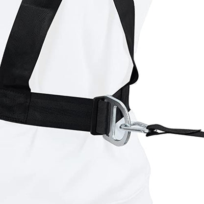 Multi Purpose Harness Resistance and Assistance Trainer Fitness Trainer Resistance Rop Kit Improving Speed Adjustable Padded Shoulder Strap Tire Sled Harness