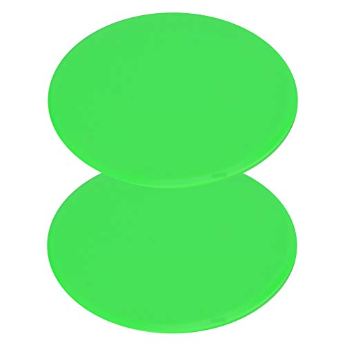 Core Slider, Balancing Stability Challenge Exercise Slider, Portable for Traveling, Foam Side for Hardwood Floors, Plastic Side for Carpets or Lawns