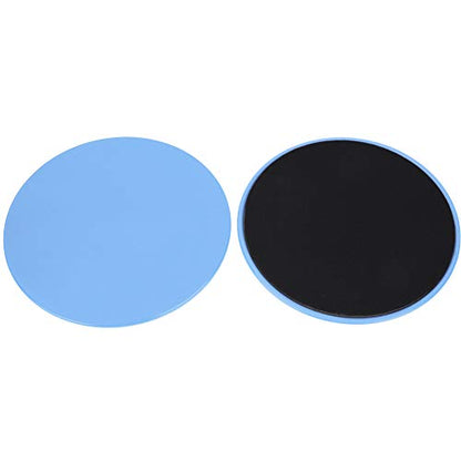Exercise Sliding Discs 2 Pack Fitness Core Sliders Full Body Workout Equipment for Home Gym Yoga Physical Therapy Dark Blue 7 Inch