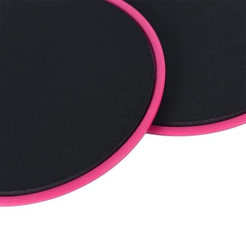 KYOFIS Dual Sided Gliding Discs, Fitness Exercise Sliders Core Exercise Sliders Full Body Workout for Pilates Yoga Fitness Equipment Accessories(Red)