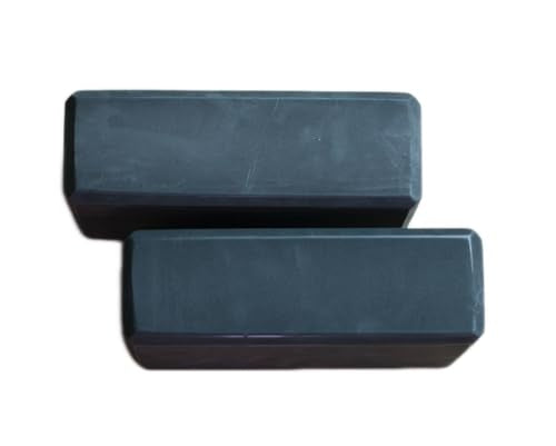 Yoga Block High Density EVA Foam Blocks 2 Packs 9"x6"x3" Each, Supportive, Lightweight with Beveled Edges for Yoga, Pilates, and Meditation