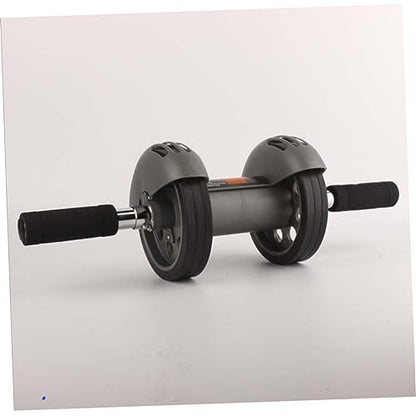 Automatic Rebound Dual Wheel Ab Roller with Kneeling Pad Exercise Wheel for Core Workout Smooth Wear Resistant Design Low Noise Abdominal Training Equipment for Home and Gym