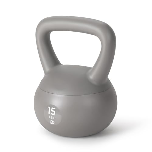 bintiva Soft Kettlebells - Sea and Iron Sand Filled Weights for Women and Men - Color Coded Kettle Bell Sets