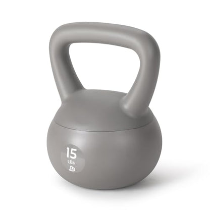 bintiva Soft Kettlebells - Sea and Iron Sand Filled Weights for Women and Men - Color Coded Kettle Bell Sets