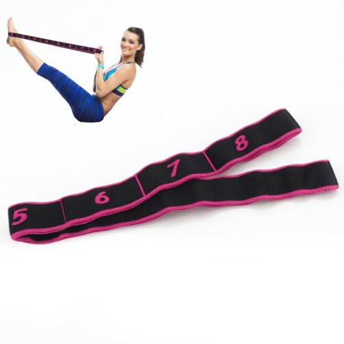 Elastic Exercise Bands, Physical Therapy Bands Yoga Stretching Strap Exercise Accessory Elastic Strap for Home Gym Fitness