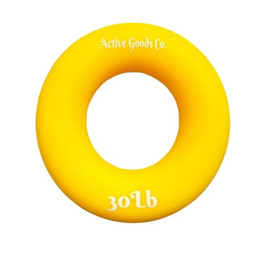 Hand Exerciser - PROFESSIONAL GRADE, Set or Single, Different Sizes. Visit to see more! Bague classique en silicone parfaite pour améliorer la force, la puissance et la vitesse dans les poignets. - size: 12 Single Ring - 2.5 in - 30 lb