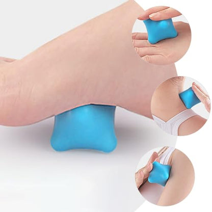 FOMIYES Massage Ball 2pcs Massage Ball for Exercise Neck Fitness Feet Silicone Feet