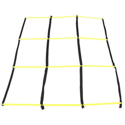 Kisangel Football Ladder: Nine-Square Agility Ladder for Soccer Training - Athletic Speed Training Tool for Footwork - Football Agility and Fitness Workouts Supply