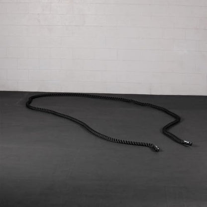 Titan Fitness Battle Rope 30ft x 2in, Poly Dacron Heavy Rope for Home Gym Conditioning Workouts, Cross-Train, Strength Training Exercises