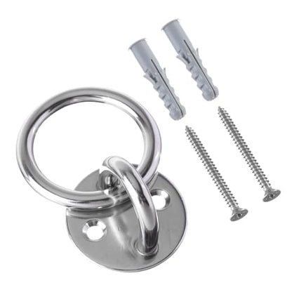 1Set Suspension Trainer Bracket Durable Fixed Disk Anchor for Yoga Swings Gymnastic Rings Suspension Straps Easy Install Wall Ceiling Mount Heavy Duty