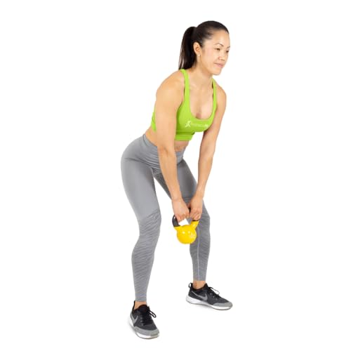 ProsourceFit Vinyl Coated Cast Iron Kettlebells for Full Body Fitness Workouts