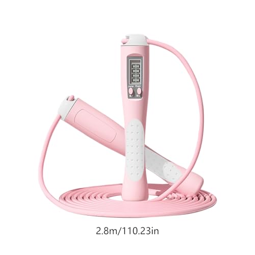 Fitness Skipping Rope - Counting Jump Rope, Speed Exercise Ropes | Adjustable Workout Equipment, Digital Training Jumper, Smart Jump Ropes With Home Gym Scenario