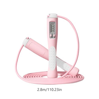 Fitness Skipping Rope - Counting Jump Rope, Speed Exercise Ropes | Adjustable Workout Equipment, Digital Training Jumper, Smart Jump Ropes With Home Gym Scenario