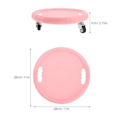 GANAZONO Ab Roller Wheel and Exercise Pads for Floor, Silent Smooth Rolling Core Trainer with Knee Pad, Portable Fitness Slider Wheel for Home Workout and Abdominal Muscle Training
