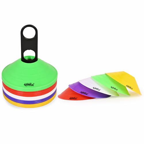 Disc Cones Set |Space Marker| - Soccer Cones for Training, Football, Kids, Sports, Field Cone MarkersPro Disc Cones Set |Space Marker| - footbal field cone marker