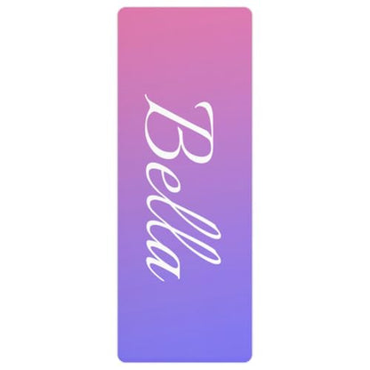 Custom Name Yoga Mat,Personalized Travel Yoga Exercise Mat,Non Slip,Perfect for Kids & Adults,Gradient Color D Series - color: Style 13
