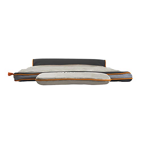 Homedics Yoga Fitness Back and Lumbar Stretching Mat with Air Compression and 3 Levels of Intensisty, Silver - style: Standard