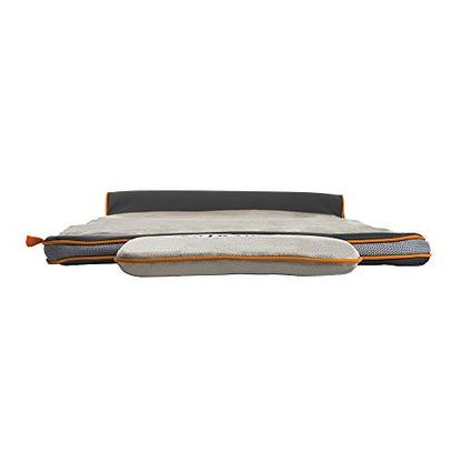 Homedics Yoga Fitness Back and Lumbar Stretching Mat with Air Compression and 3 Levels of Intensisty, Silver - style: Standard