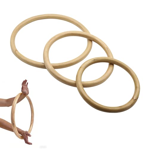 ZooBoo Wing Chun Rattan Rings 3-Pack Professional Training Set | (7"+ 9"+ 11") Wingchun Ring , Martial Arts Practice, Arm Positioning