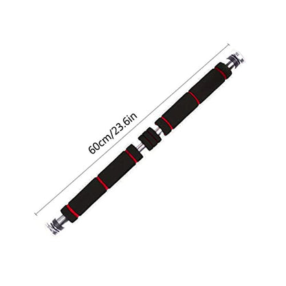 Door Chin Bar Screwless Pull Up Bar Assembled Adjustable Flexible Gym Bars for Gym Office Home Strength Training Equipment 60-100cm