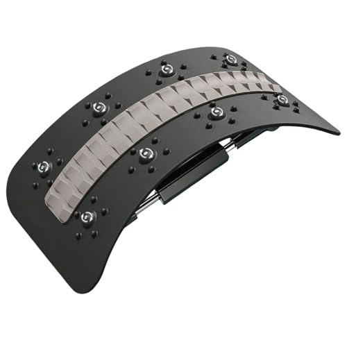 Back Stretcher, with AcupressurePoints, 38.5x21.5x6cm, Level Spinal Support Board, Spine Deck Massager Stretching Device, Versatile Back Support, for s Offices Home Gym Travel