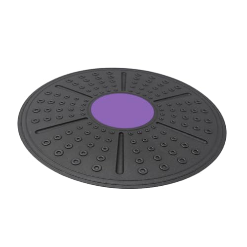 UKCOCO Multi Functional Balance Board with Non Slip Massage Surface Rotation and Tilt Stability Trainer for Core Muscle Fitness and Rehabilitation Home Exercise Equipment