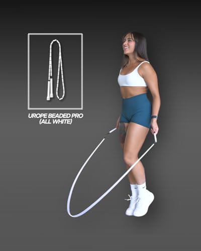 Beaded Pro - Premium Jumprope, White and Black