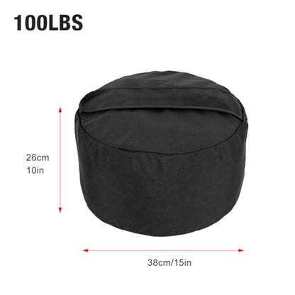 100LBS Workout Sandbag for Fitness, Heavy Duty Weight Training Sand Bag with Handles, Adjustable Strength Training Equipment for Home Gym and Outdoor Exercise