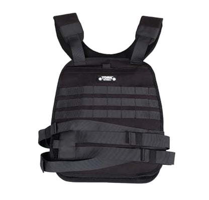 York Weighted Vest 20 lb Adjustable Resistance Training Vest for Strength Workouts, Cardio Conditioning, Walking, Running, Functional Fitness and Home Exercise