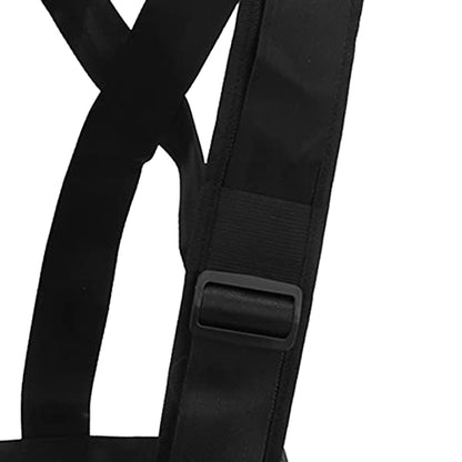 Sled Pulling Strap with Padded Shoulder Harness, Heavy Duty Nylon Resistance Training Equipment for Tire Sled Drag, Strength and Speed Workout for Football Runners